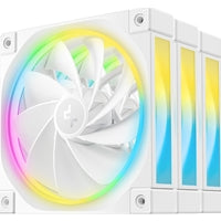 DeepCool FL12 White ARGB 120mm PWM Fans 3-Pack - 2150 RPM DeepCool FL12 White ARGB 120mm PWM Fans 3-Pack - 2150 RPM